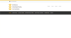 Desktop Screenshot of kingsmonkton.org.uk