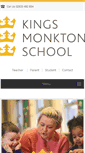 Mobile Screenshot of kingsmonkton.org.uk